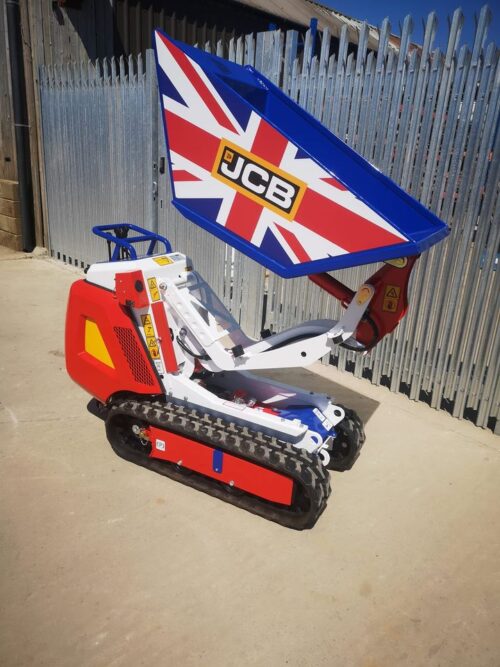 Tracked JCB Dumpster High Tip